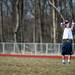 A Skyline lacrosse player take a break from practice on Monday, April 8. Daniel Brenner I AnnArbor.com